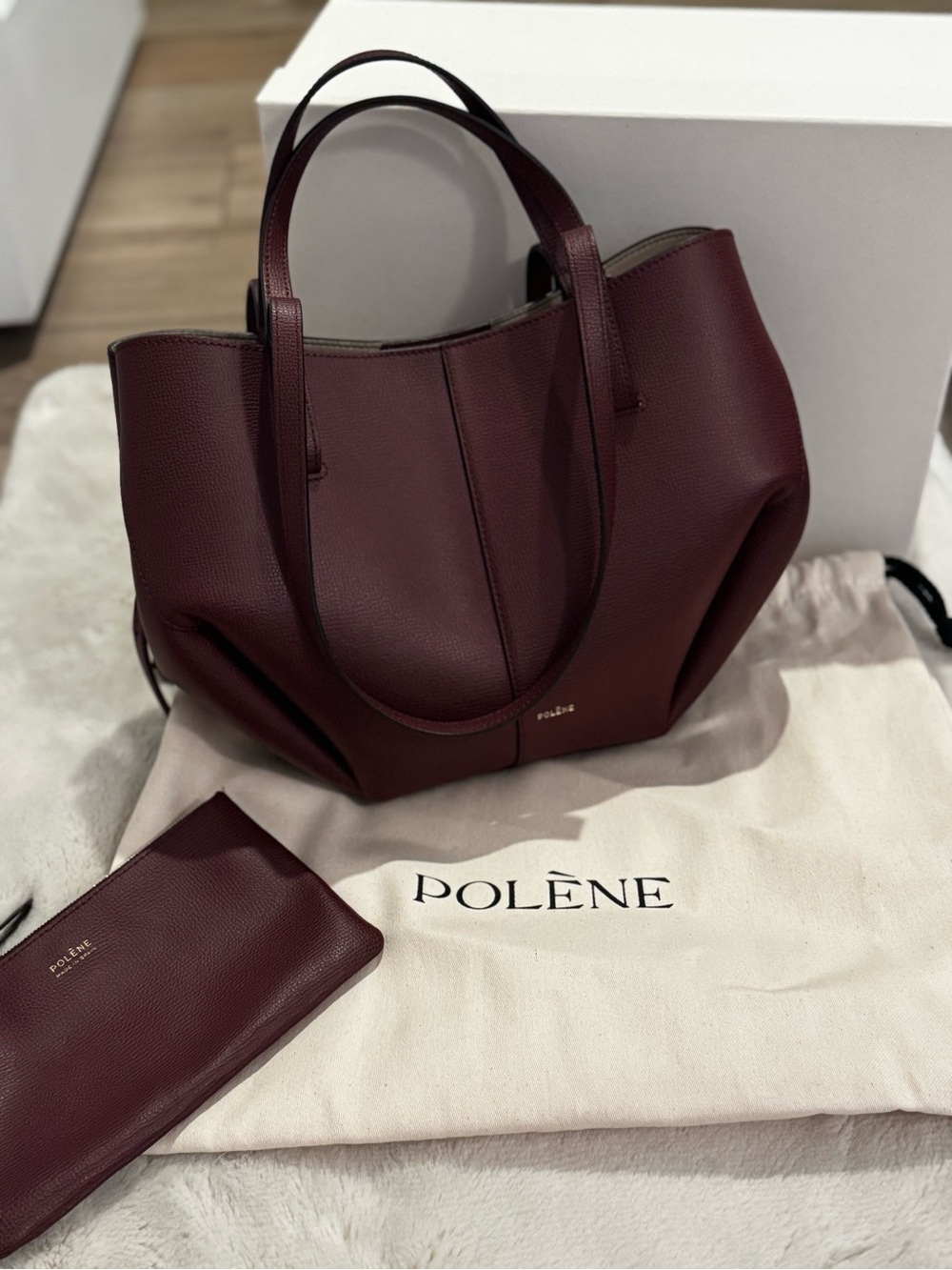 Polene Cyme Mini Black Cherry - Picture 2 of 8